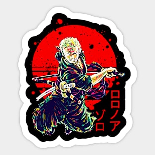 Roronoa Zoro Sticker for Sale by OnePieceStore28