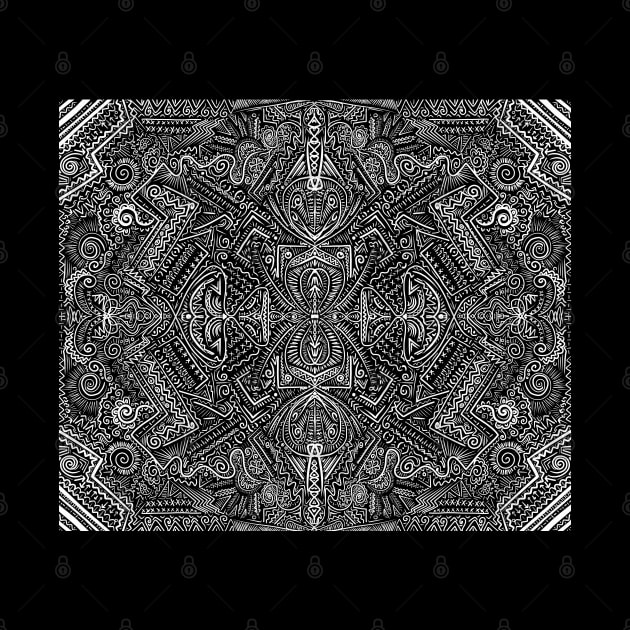 Aztec- B/W by Shanzehdesigns