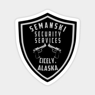 Semanski Security Services Northern Exposure Cicely Alaska Magnet