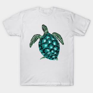 2022 Summer Tshirts Hot Sale Cute Sea Turtle 3d Print Men/women T-shirt  Underwater World Turtle Casual Short-sleeved Size 6xl