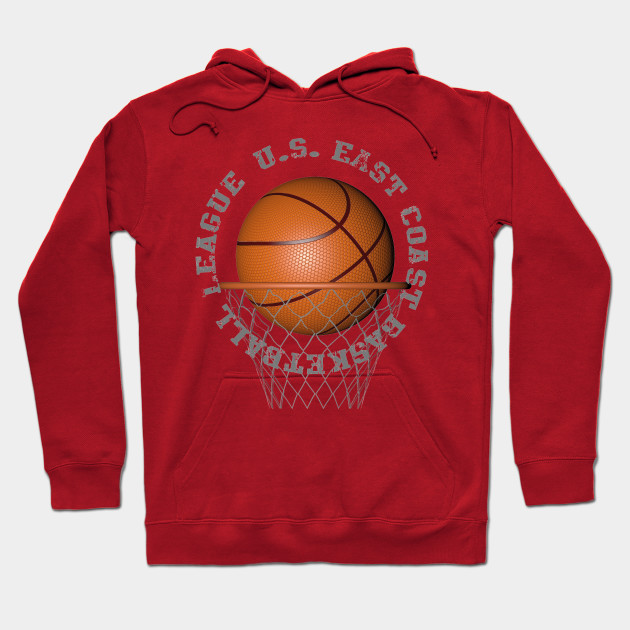 Us East Coast Basketball League Basketball Hoodie Teepublic Au