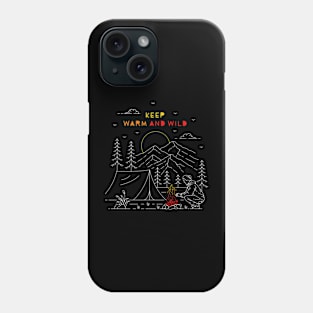 Keep Warm and Wild Phone Case