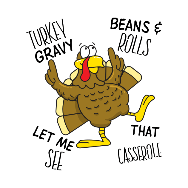 Turkey Gravy Beans And Rolls Let Me See That Casserole by DesignergiftsCie