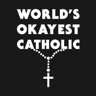 Funny Catholic Rosary Design T-Shirt