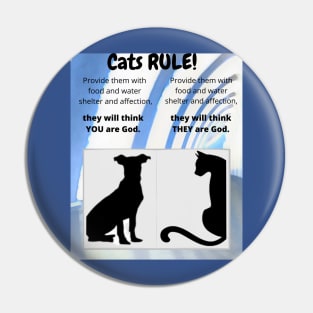 Cats Rule: they will think... Pin