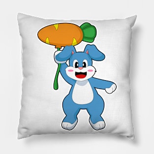 Rabbit Carrot Balloon Pillow