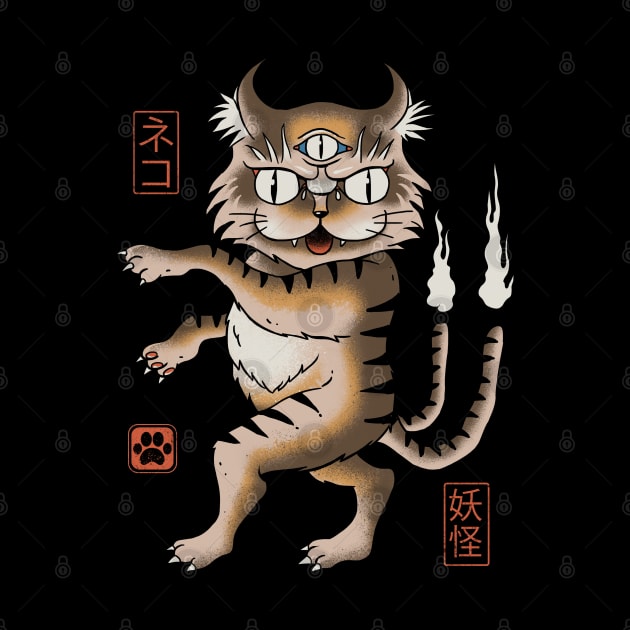 Yokai Cat by Vincent Trinidad Art