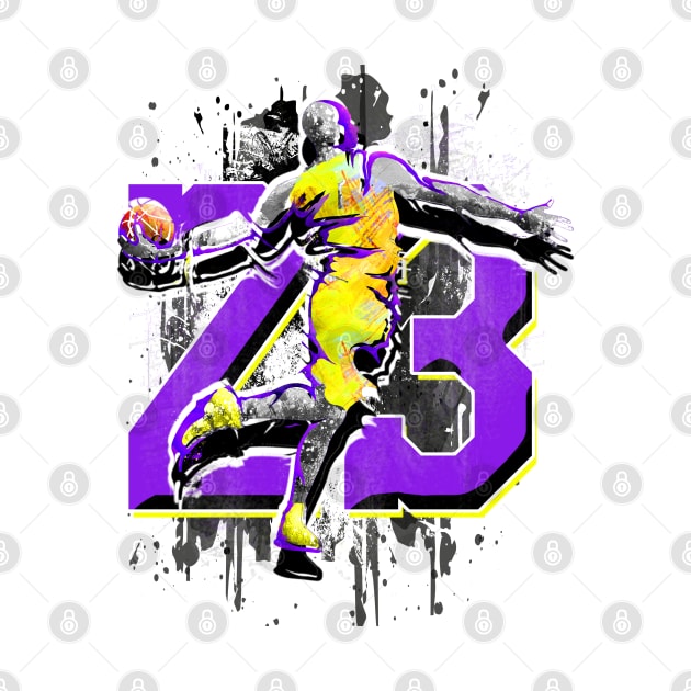 LA Lakers | LeBron James | Los Angeles by BabyYodaSticker