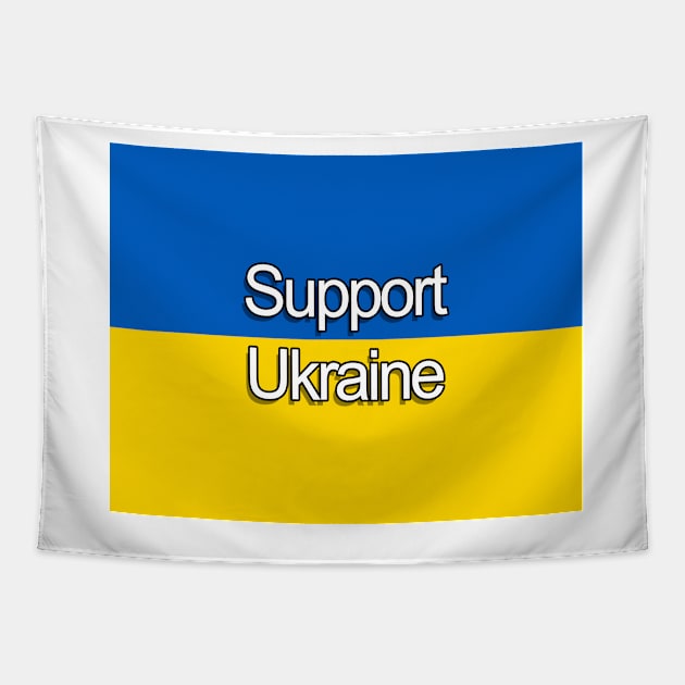 Pray Peace Save Ukraine Flag Tapestry by Nalidsa
