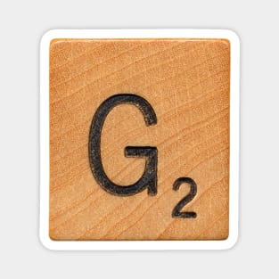 Scrabble Letter 'G' Magnet