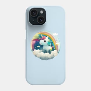 Unicorn On Cloud 9 Phone Case