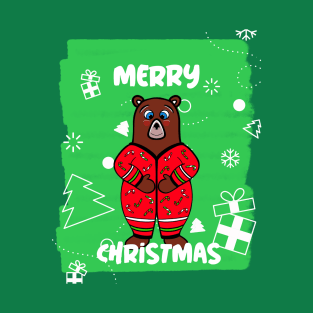 Christmas Bear A Beary Christmas T-Shirt