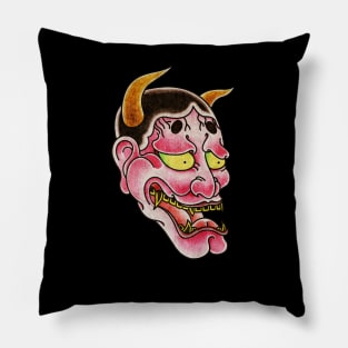 Hannya Noh Mask Pillow