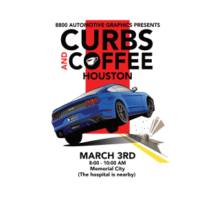 Ford Mustang Curbs And Coffee T-Shirt