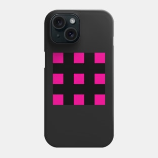 Pink and Black Phone Case