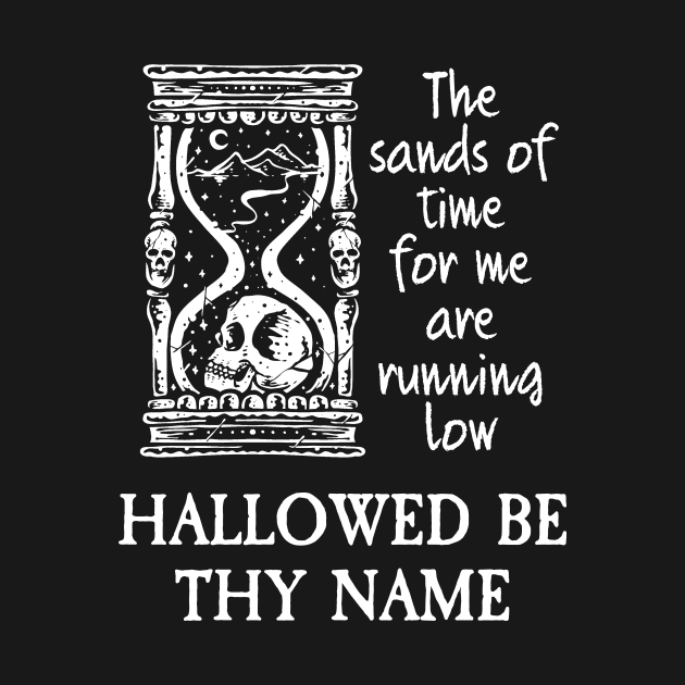 Hallowed Be Thy Name Fan Art - Heavy Metal and Dark Academia by Hallowed Be They Merch