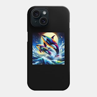 Beautiful Orcas . Phone Case