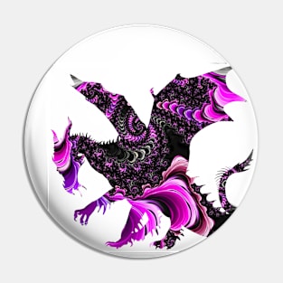 “Fractal Dragon” Pin