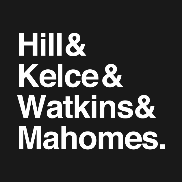 Hill Kelce Watkins and Mahones by Periaz