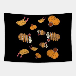 Japanese Fried Foods Tapestry