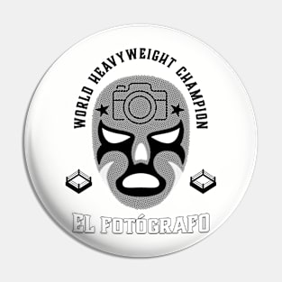 Lucha Libre Photographer Pin