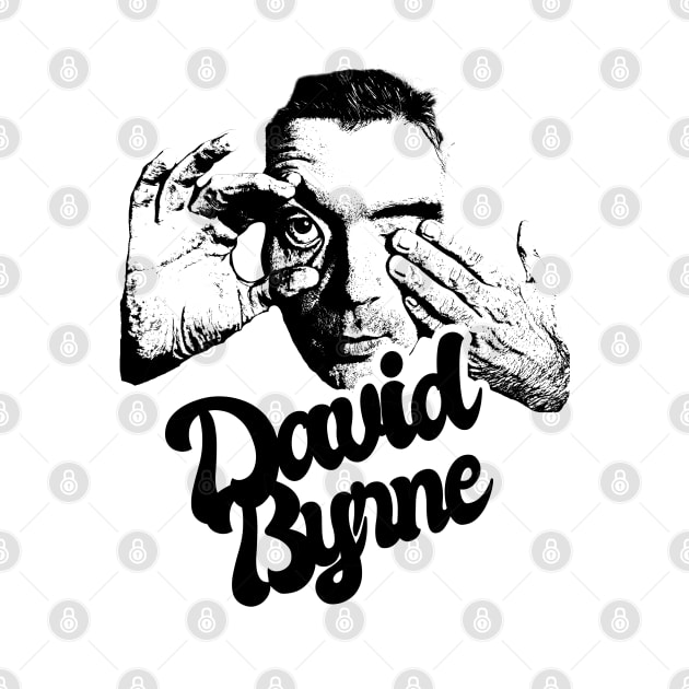 David Byrne Eye Hand 80s Style Classic by Hand And Finger