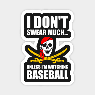 Pittsburgh Baseball Gift Swear Pap Magnet