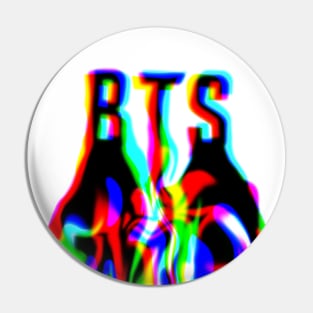 BTS RGB paint text design Pin