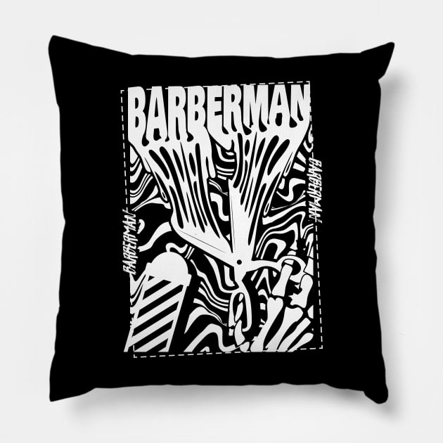 Barberman Pillow by Insomnia_Project