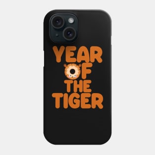 Kawaii Year Of The Tiger Donut Chinese New Year Phone Case