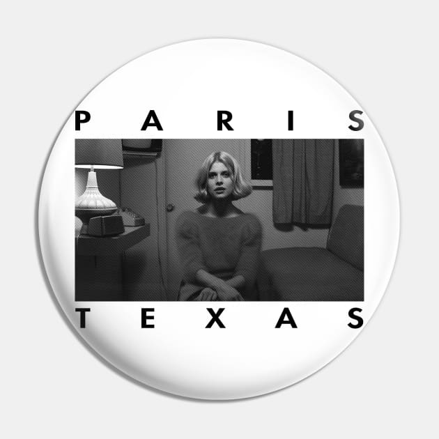 Paris Texas - Retro Pin by TheAnchovyman