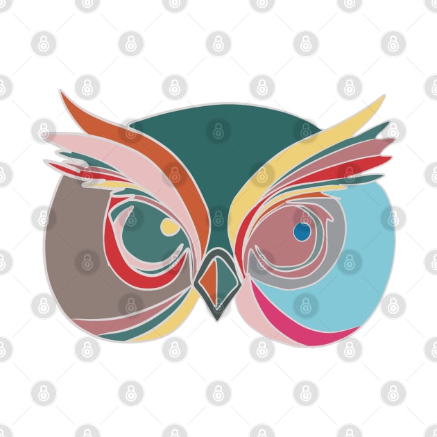 Owl 5 by Abstract Scribbler