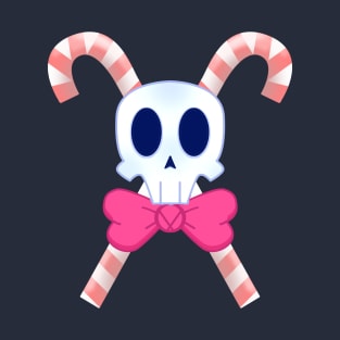 CANDY CANE SKULL T-Shirt