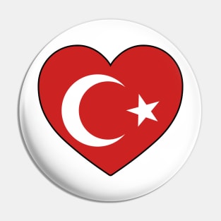 Heart - Turkey Pin