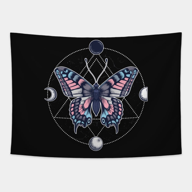 Transgender Butterfly Tapestry by Psitta