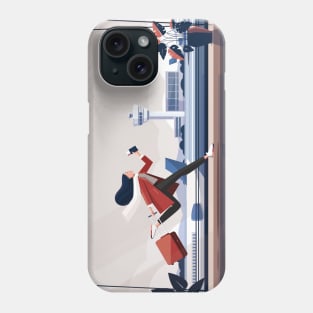 Running Late Wide Phone Case