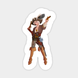 Pirate girl Magnet