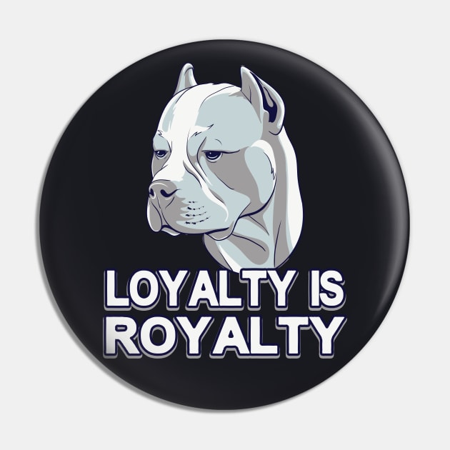 American Staffordshire Terrier Loyalty Pin by Foxxy Merch