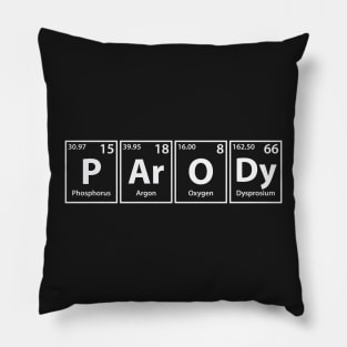 Parody (P-Ar-O-Dy) Periodic Elements Spelling Pillow