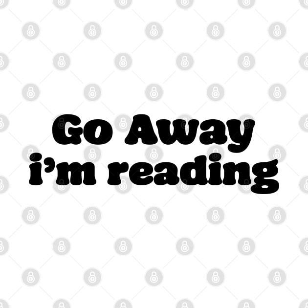 Go away im reading by liviala