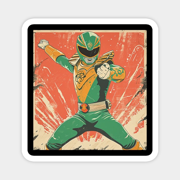 green ranger Magnet by dorapeterx