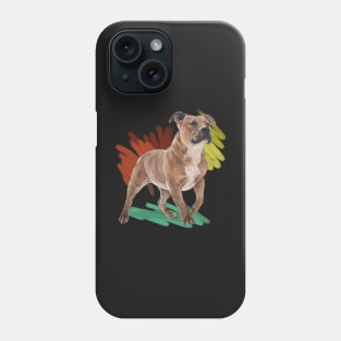 The Staffordshire Bull Terrier Phone Case