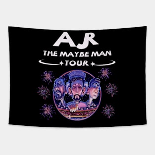 AJR the Maybe men tour 2024 Fireworks Tapestry