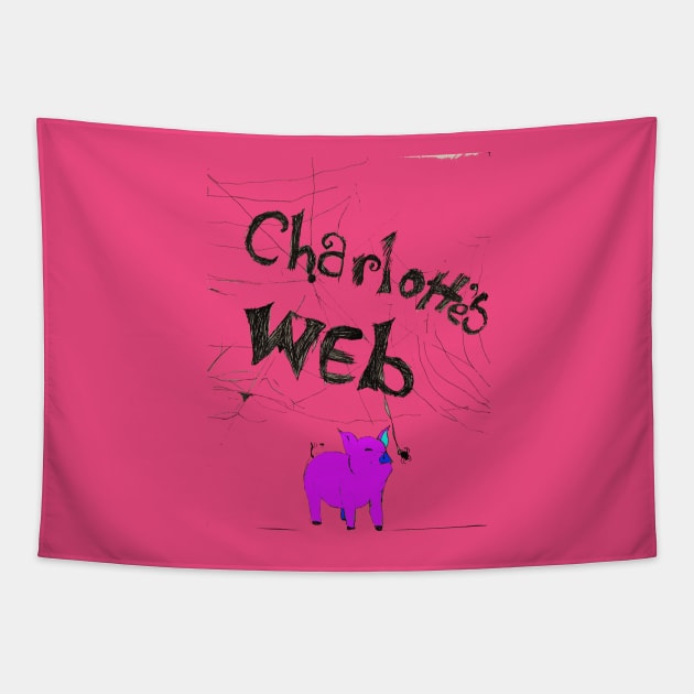 Charlotte's Web - by Love - 8 Years Old Tapestry by CNS Studios