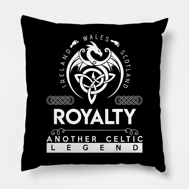 Royalty Name T Shirt - Another Celtic Legend Royalty Dragon Gift Item Pillow by harpermargy8920