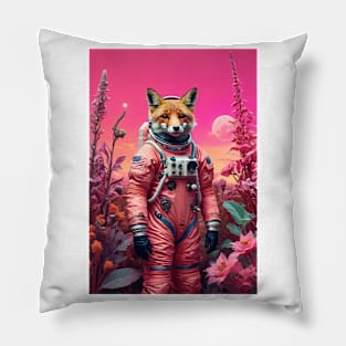 Fox in Space Pillow