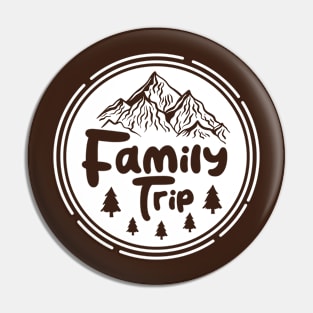 Mountains and family trip Pin