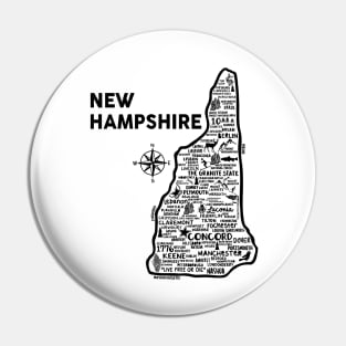 New Hampshire Map Pin