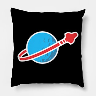 space, astronaut, rocket Pillow