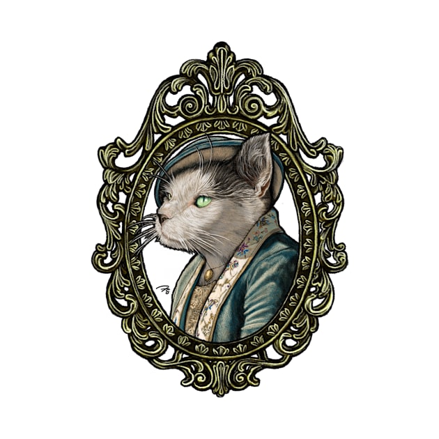 Cat Cameo: Lady Grumble by FreyStrandDraws